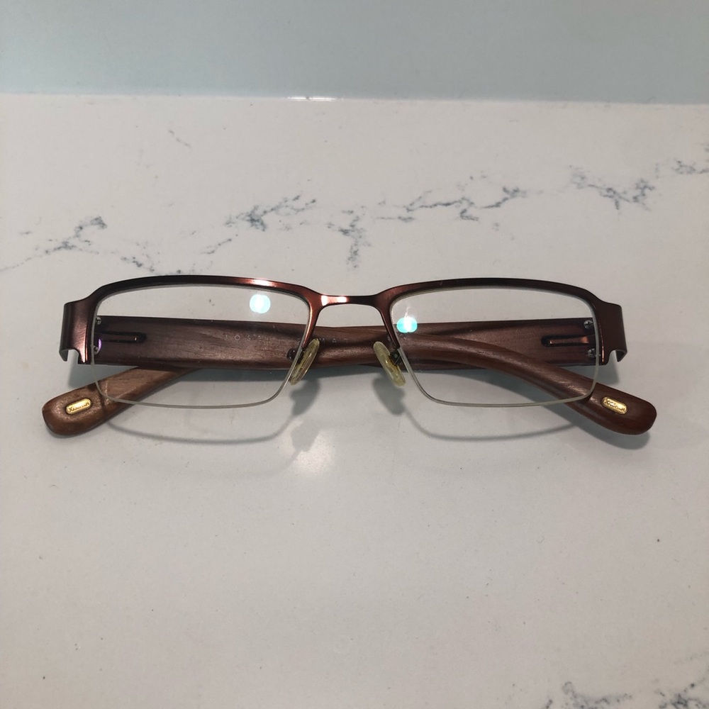 Joseph Marc copper and walnut frames